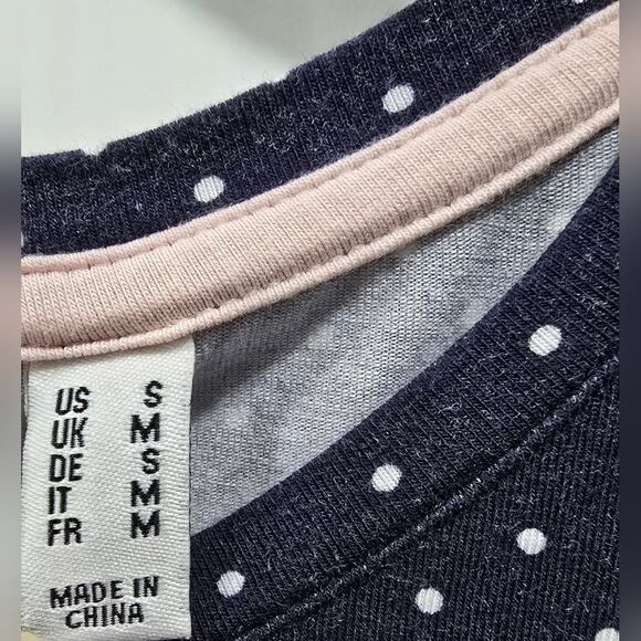 Isaac Mizrahi Live! Navy Blue Polka Dot Dress with Pockets – Size S - Picture 8 of 9